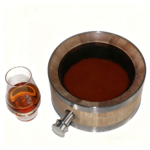 800ml Japanese Mizunara portable whisky aging bottle - Ảnh 3