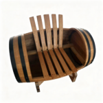 Oak Barrel Chair - Image 3