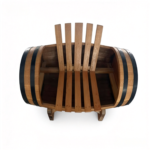 Oak Barrel Chair - Image 2
